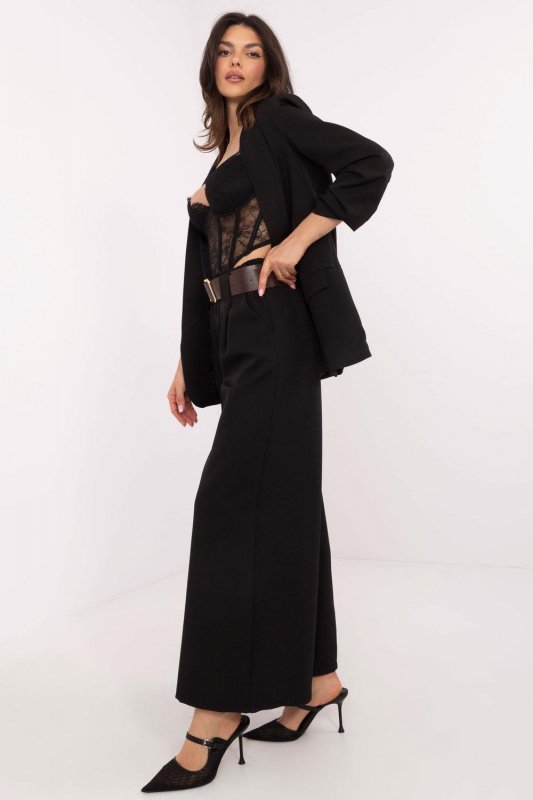 Spodnie Damskie Model DHJ-SP-5583-1.83 Black - Italy Moda