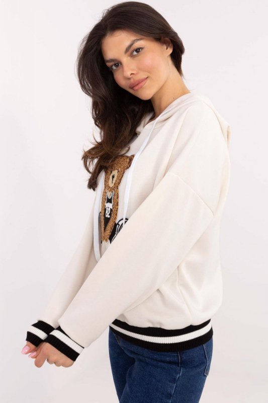 Bluza Damska Model MI-BL-M60911.65P Ecru - Italy Moda