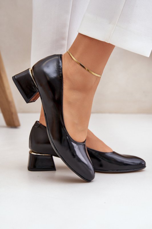 Czółenka Model Lewski 3118 Black - Step in style