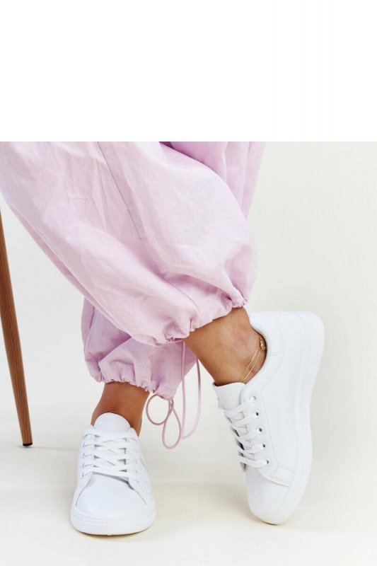 Białe sneakersy eko skóra Berdine - Solea
