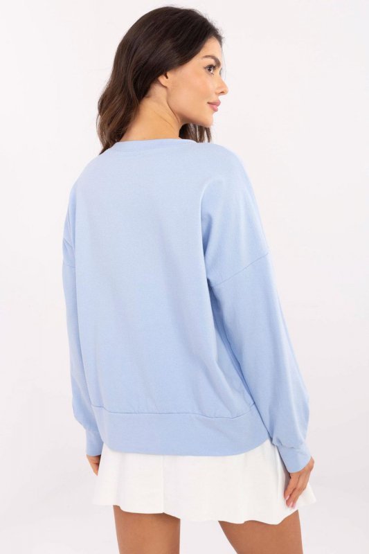 Bluza Damsk aModel MI-BZ-M741.24 Light Blue - Italy Moda