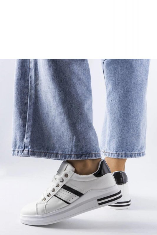 Białe sneakersy na platformie Lanoie - Solea