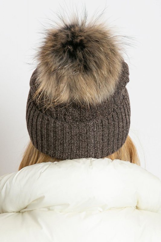 Czapka Model AT-CZ-173501.44 Dark Brown - AT