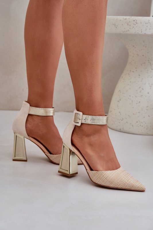 Sandały Model Gekkaria M389 Gold - Step in style