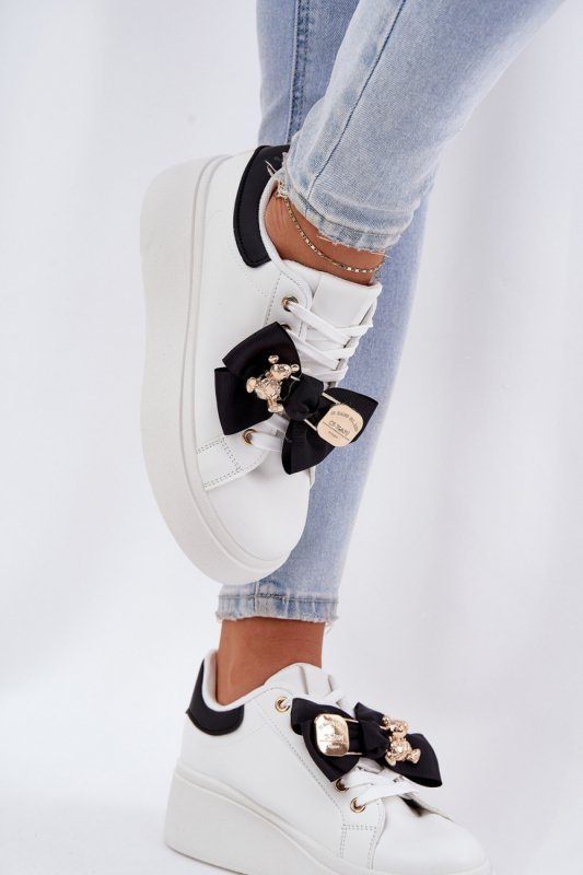 Buty Sportowe Model Leathria LT33-33 White/Black - Step in style