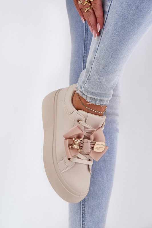 Buty Sportowe Model Leathria LT33-33 Beige - Step in style