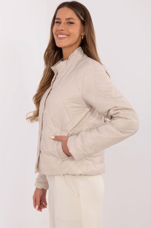 Kurtka Damska Model MI-KR-88366.73P Beige - Italy Moda