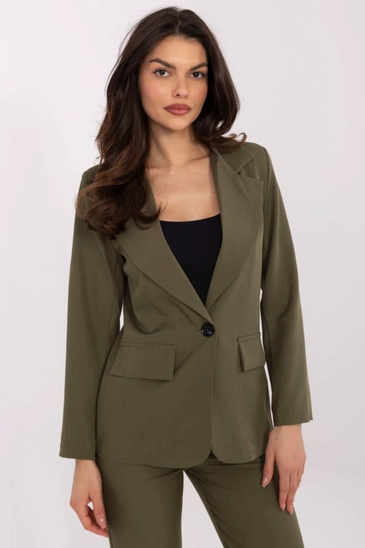 Marynarka Model DHJ-MA-18736.12 Khaki - Italy Moda