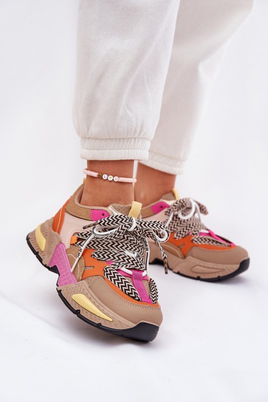 Buty Sportowe Model Efobell 21-Q111 Khaki - Step in style
