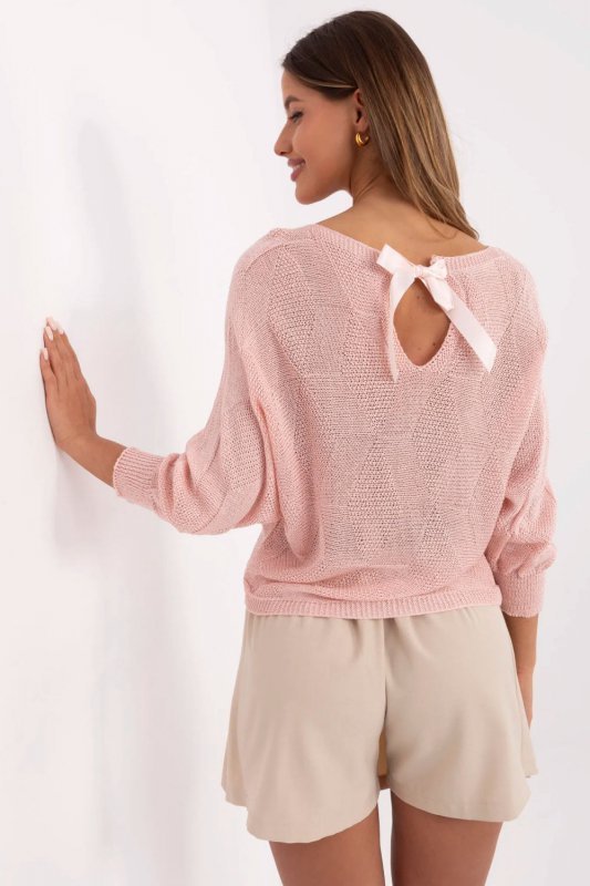 Sweter Damski Model MI-SW-2504.69 Light Pink - Italy Moda
