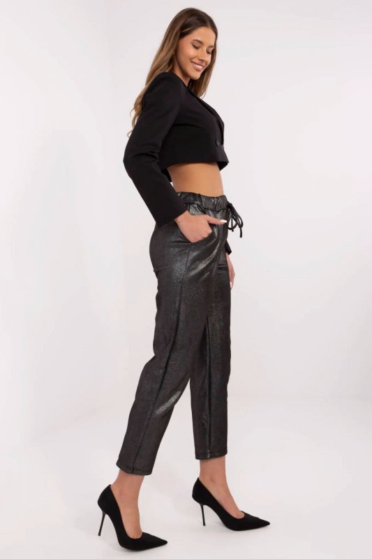 Spodnie Damskie Model MI-SP-P56901.29 Black - Italy Moda
