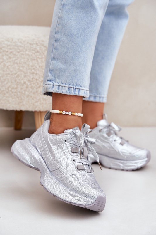 Buty Sportowe Model Porrot YY-102 Silver - Step in style