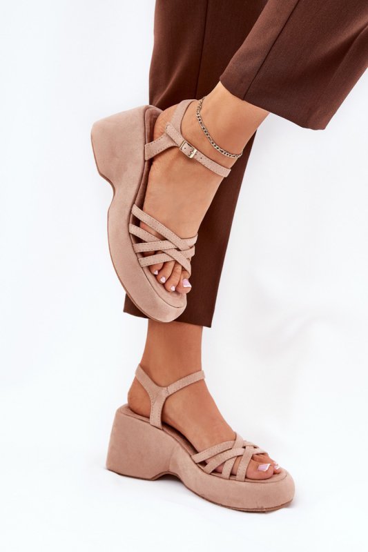 Sandały Model Nendal 1765 Beige - Step in style