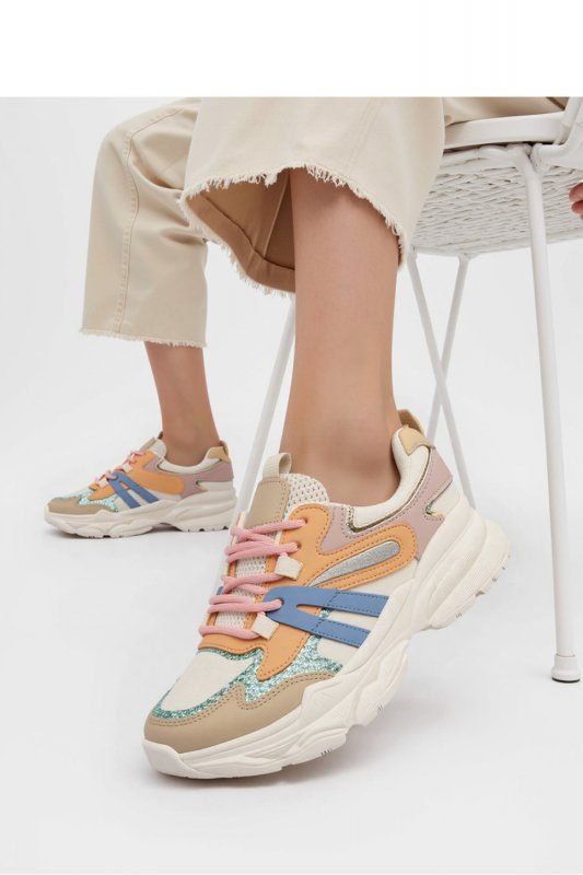 Damskie Sneakersy VEGA ? Orange - Inello
