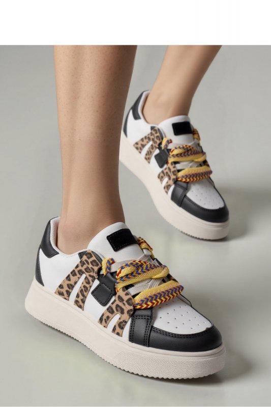 Damskie Sneakersy WEAVEX WH/BLACK - Inello