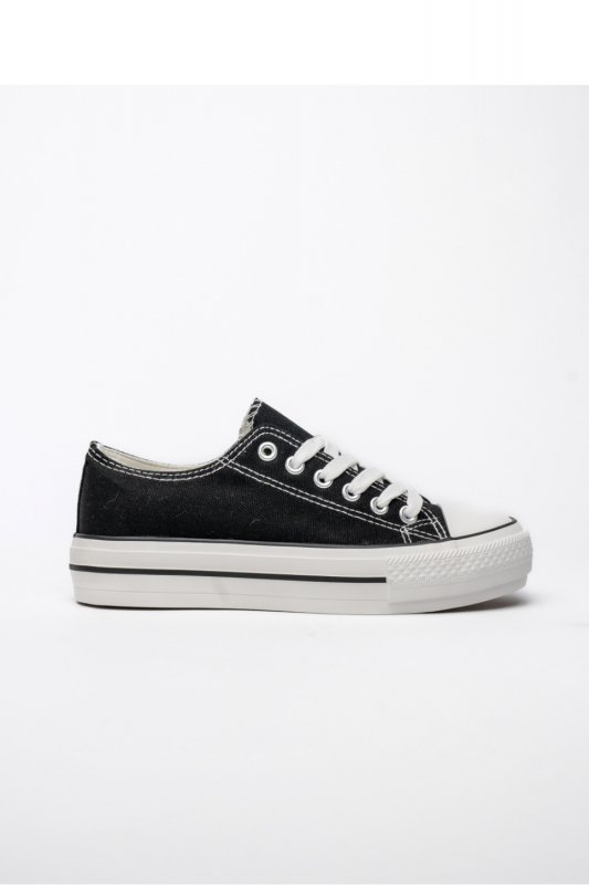 Damskie Trampki KALVAR BLACK - Inello