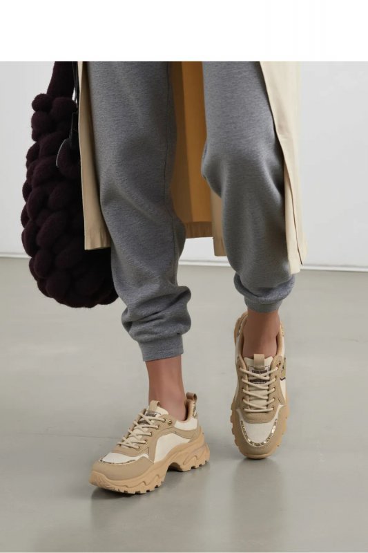 Damskie Sneakersy SOLARA KHAKI - Inello