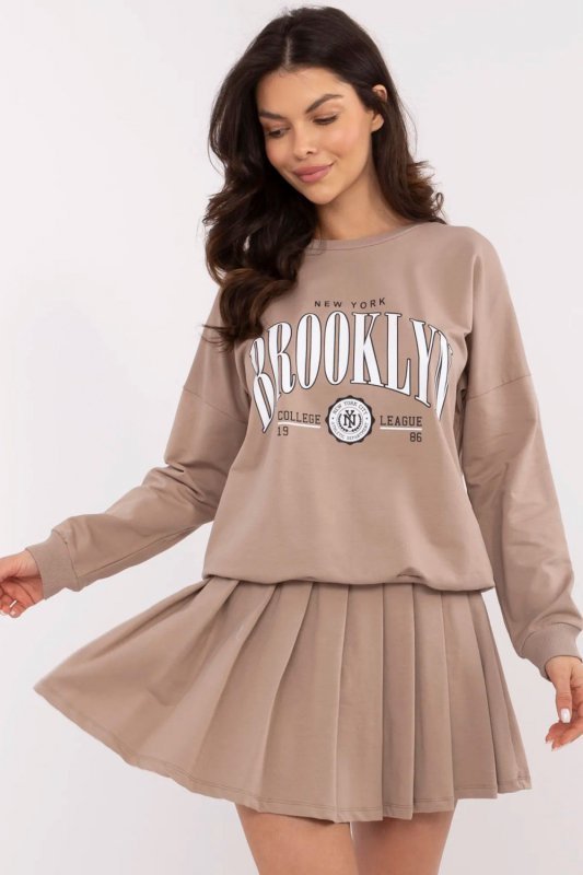 Spódnica Komplet Model RV-KMPL-A576.85- Dark Beige - Relevance