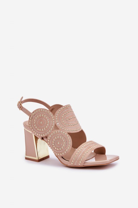 Sandały Model Delariona M502 Dark Beige - Step in style