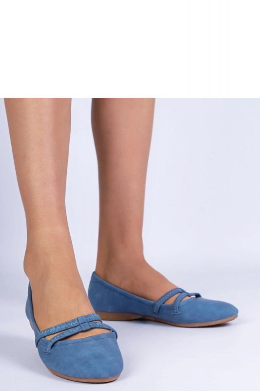 Baleriny Model Baronna N23-1002 Blue - PRIMO
