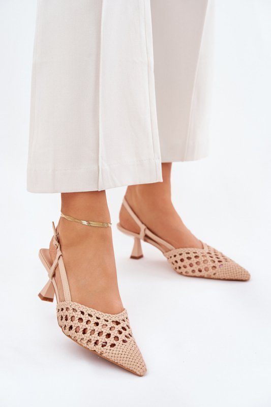 Szpilki Model Umirana 8338-302 Beige - Step in style