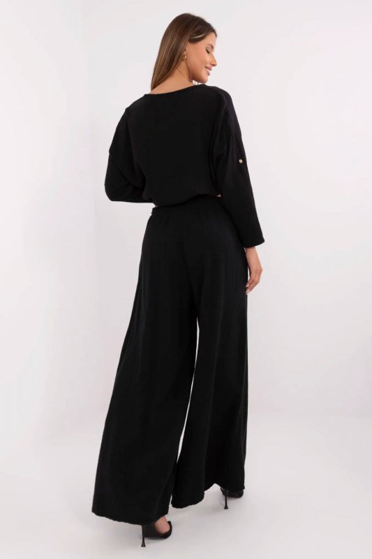 Spodnie Damskie Model MI-SP-2563.84 Black - Italy Moda