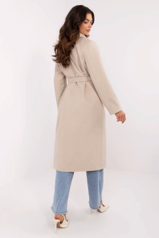 Płaszcz Damski Model MO-PL-1804.00 Beige - Italy Moda