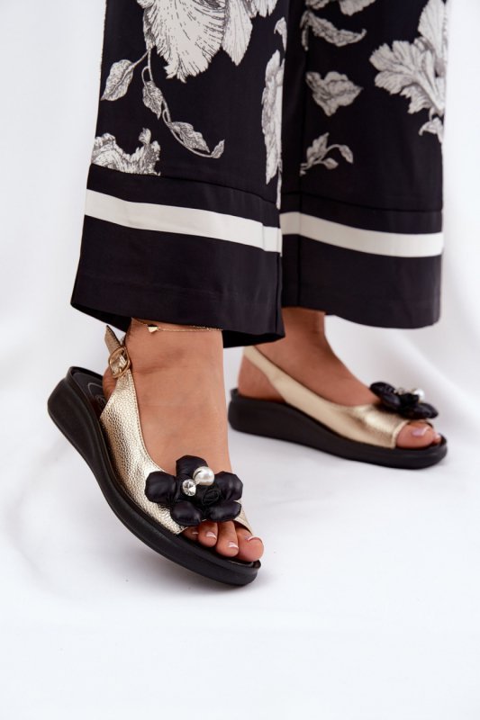 Sandały Model Divonne RMR24142-6 Gold - Step in style
