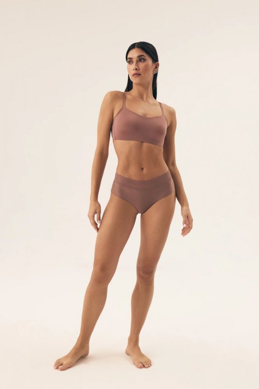 Komplet Figi Model Polly 2 42826 K001 Ecru/Mocca - Henderson