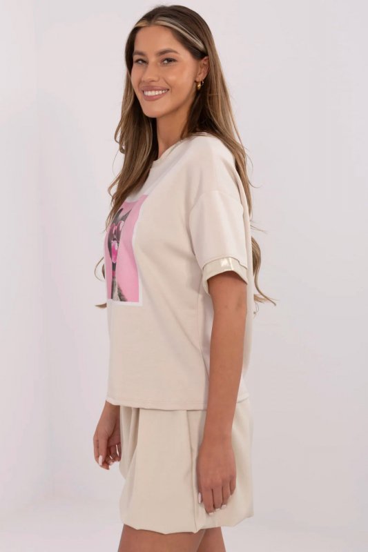 Bluzka Model MI-BZ-M61771.81 Beige - Italy Moda