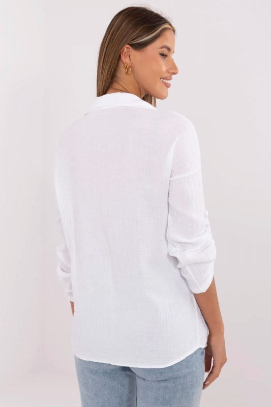 Koszula Damska Model MI-KS-2237-2.01P White - Italy Moda