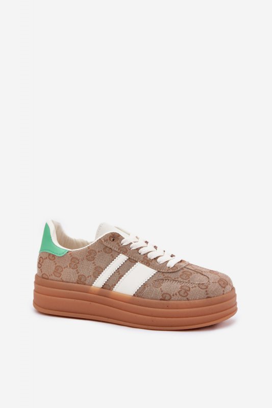 Buty Sportowe Model Ovivene BL607P Khaki - Step in style