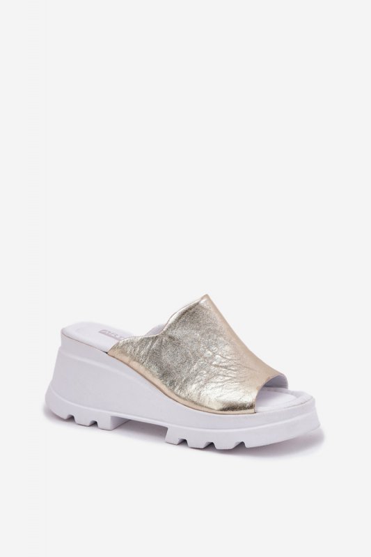 Sandał Klapki Model Artiker 56C0435 Gold - Step in style
