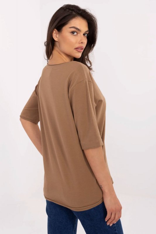 Bluzka Model CLM-BZ-1700.88 Light Brown - Factory Price
