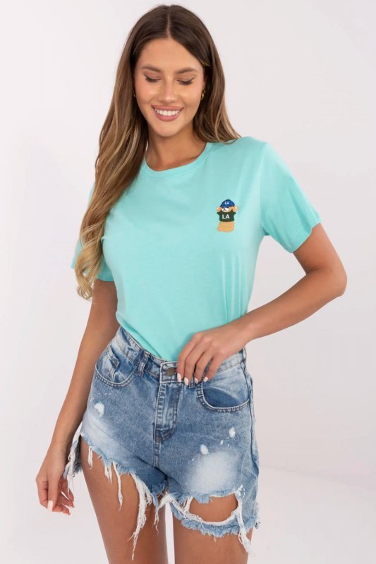 Tshirt Damski Model CLM-TS-1663.96 Mint - Factory Price