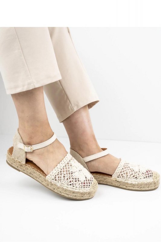 Sandały Model 1 CZ-1 Beige - Inello