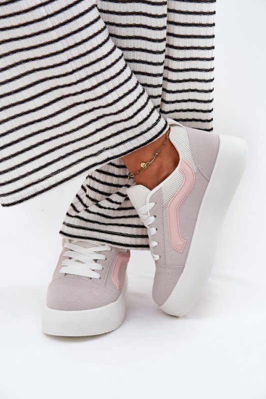 Buty Sportowe Model Tellnira BL606P Grey - Step in style