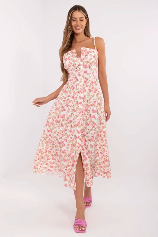 Sukienka Model MI-SK-23817-2.00 Ecru - Italy Moda