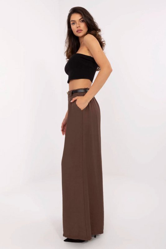 Spodnie Damskie Model MI-SP-A2476.95 Brown - Italy Moda