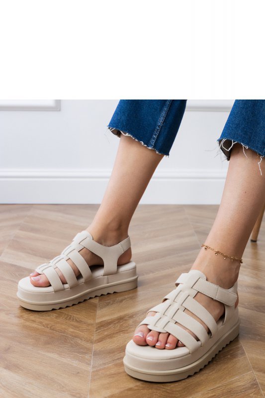 Sandały Model Hartos PL363 Beige - PRIMO