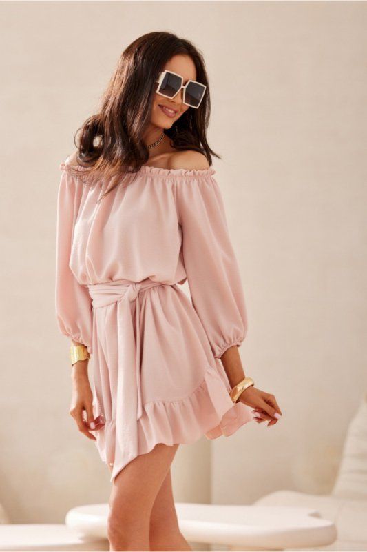 Sukienka Model Giulia PRO SUK0523 Pink - Roco Fashion