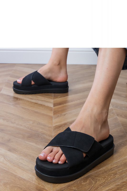 Sandał Klapki Model Juko PL365 Black - PRIMO