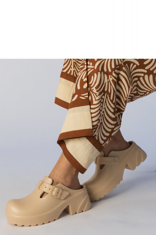 Sandał Klapki Model Ferina DM617 Beige - PRIMO