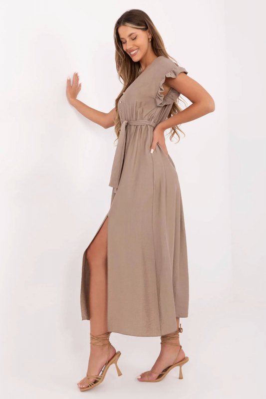 Sukienka Model MI-SK-A3849.91 Dark Beige - Italy Moda
