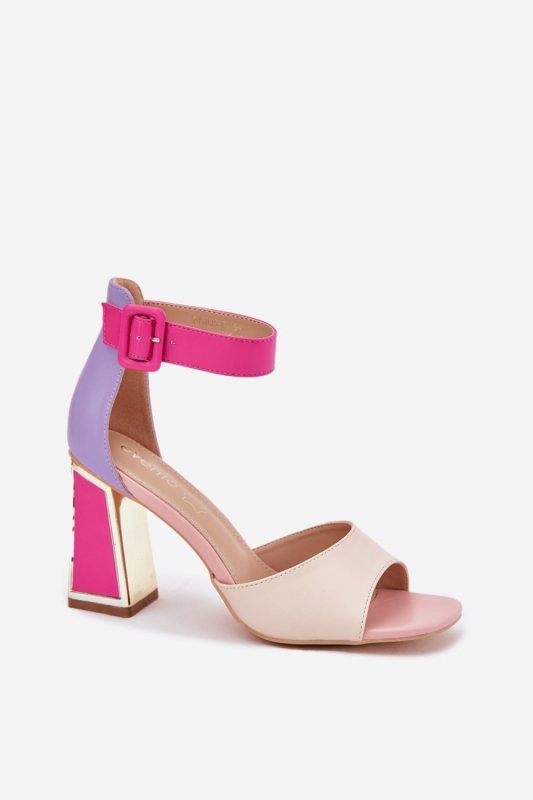 Sandały Model Rosazara 24SD35-6815 Beige/Pink - Step in style