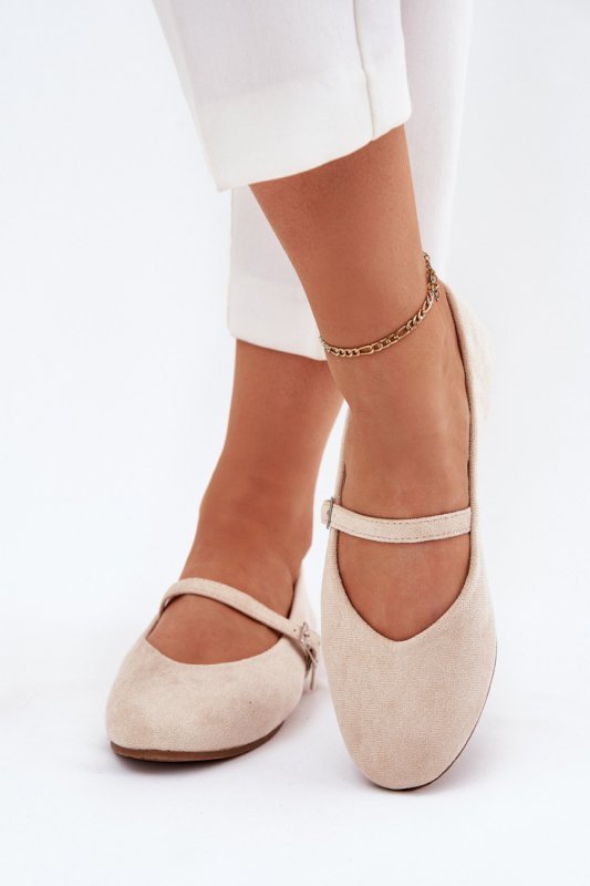 Baleriny Model Tirilina A336-6 Beige - Step in style
