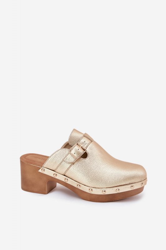Sandał Klapki Model Veldexina C-394 Gold - Step in style