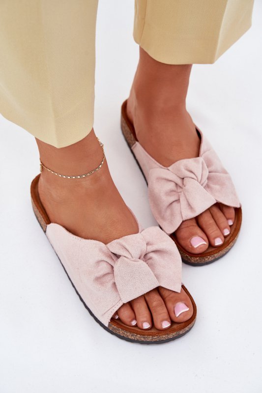 Sandał Klapki Model Seressa WD293 Light Pink - Step in style