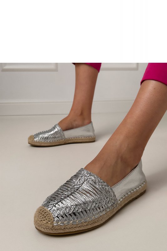 Espadryle Model Zelvira CZ-5 Silver - PRIMO