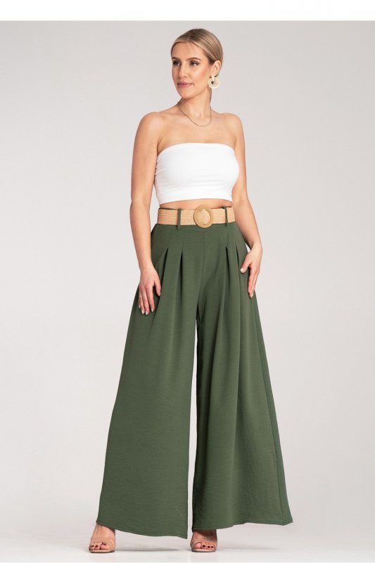 Spodnie Damskie Model M1160 Green - Figl